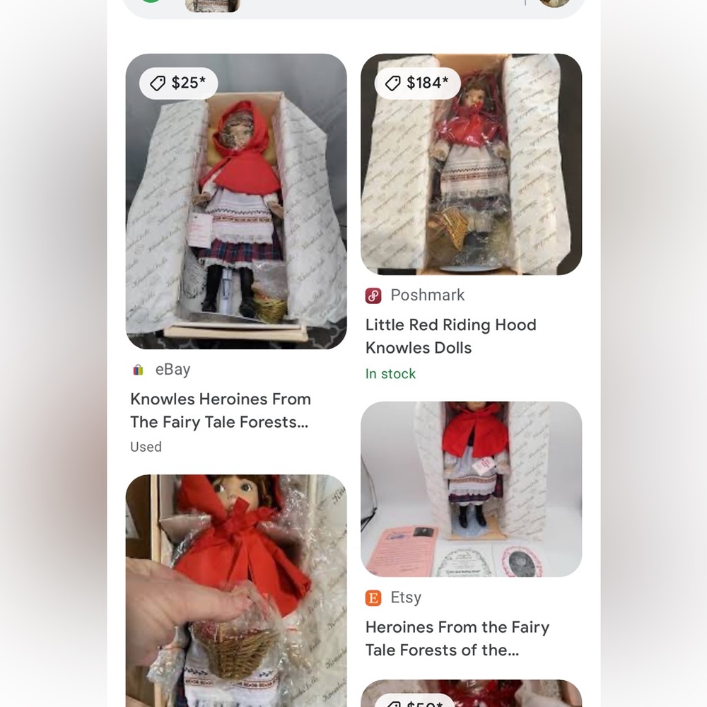 Little Red Riding Hood
Knowles Dolls - Picture 2 of 3